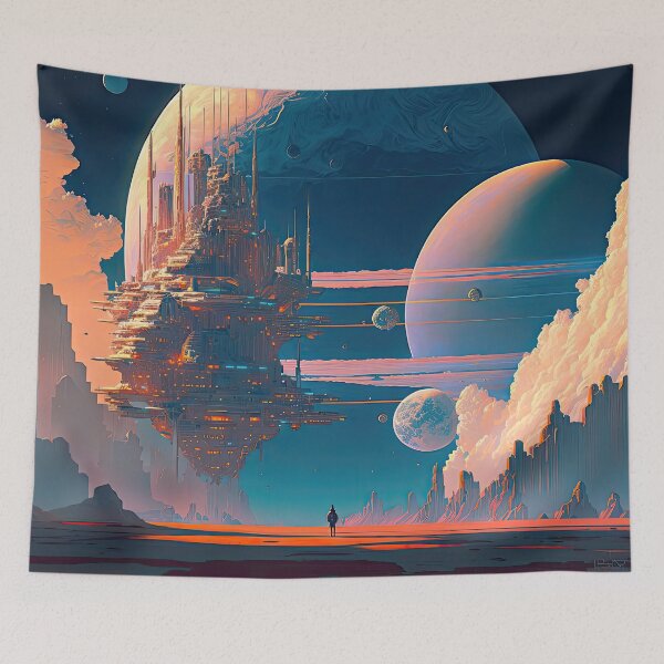Item preview, Futuristic and Tranquil Outer Space designed and sold by SeedDesign.