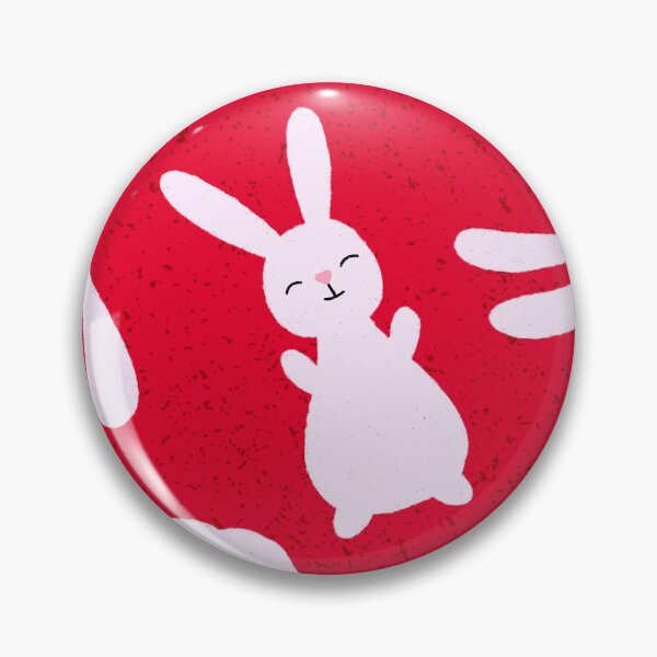 Item preview, Bouncing Bunnies - red - SHW1005 D designed and sold by Shiny Happy World.