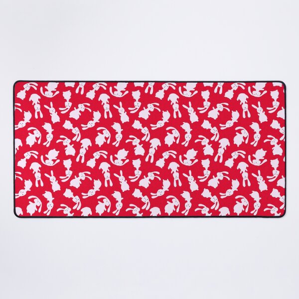 Item preview, Bouncing Bunnies - red - SHW1005 D designed and sold by Shiny Happy World.
