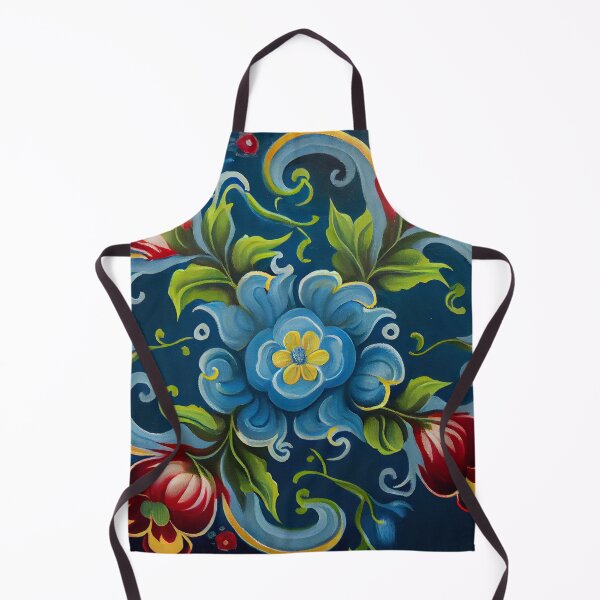 Item preview, Norwegian Rosemaling-Oil On Canvas #5 designed and sold by Gypsykiss.