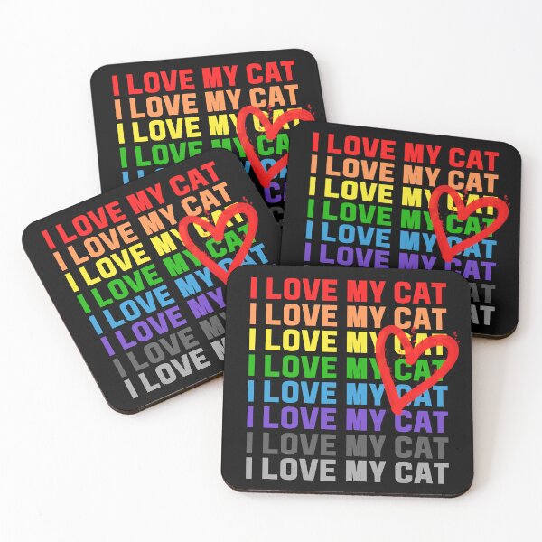Item preview, I LOVE MY CAT designed and sold by RagWeasel.