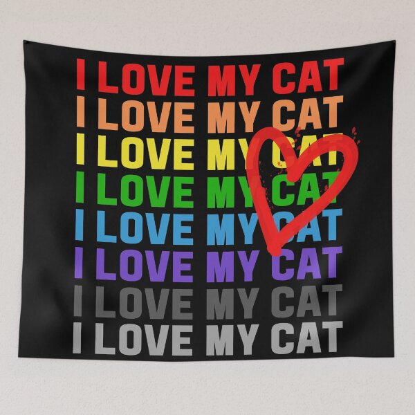 Item preview, I LOVE MY CAT designed and sold by RagWeasel.