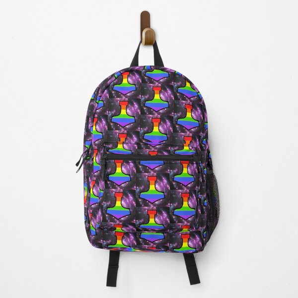 Item preview, Rainbow Pride Flag Mjolnir Galaxy designed and sold by Ælfbear Art.