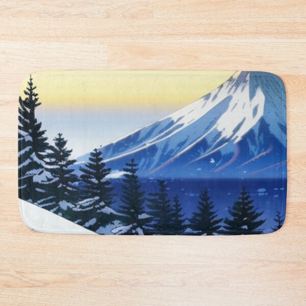 Item preview, Ukiyo-e Style Snow-Covered Mountain designed and sold by theprof2021.
