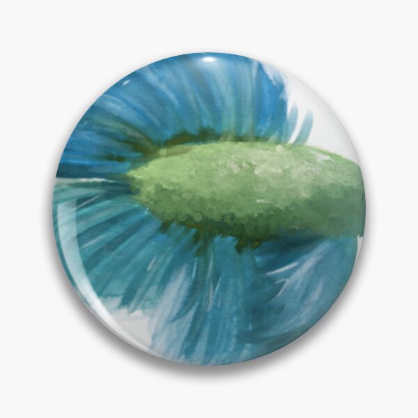 Item preview, Green blue betta fish designed and sold by p0cketbunnyzz.