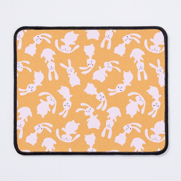 Item preview, Bouncing Bunnies - orange - SHW1005 F designed and sold by Shiny Happy World.