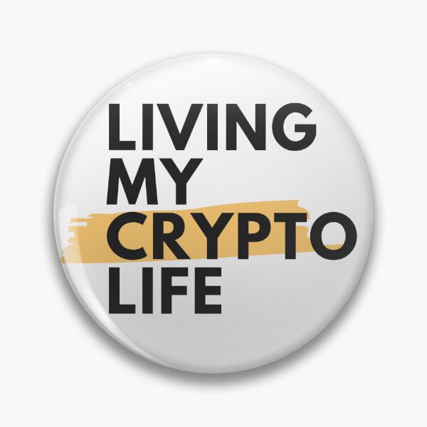 Item preview, Living My Crypto Life designed and sold by JusThink.
