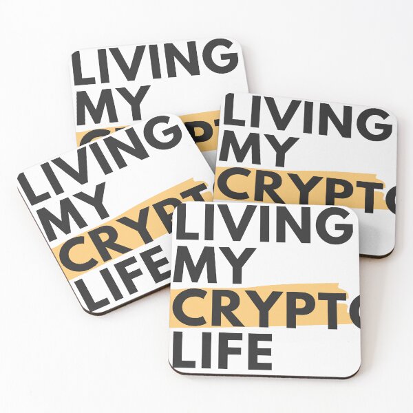 Item preview, Living My Crypto Life designed and sold by JusThink.