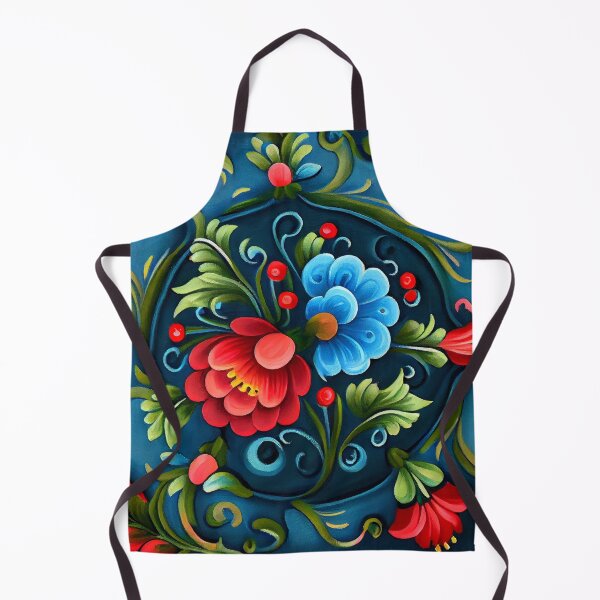 Item preview, Norwegian Rosemaling-Oil On Canvas #7 designed and sold by Gypsykiss.