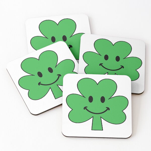 Item preview, smile Love Shamrock Lucky Clover St patricks Day Funny designed and sold by stephHIP.