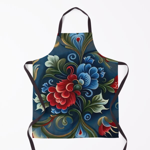 Item preview, Norwegian Rosemaling-Oil On Canvas #8 designed and sold by Gypsykiss.