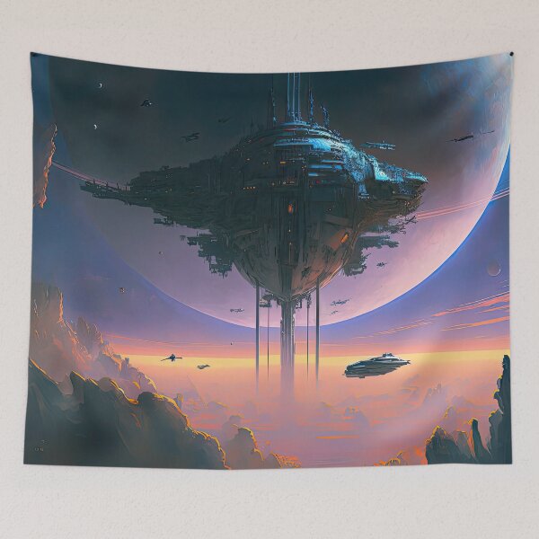 Item preview, Futuristic and Tranquil Outer Space designed and sold by SeedDesign.