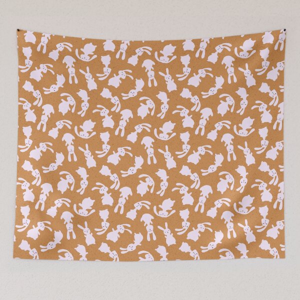 Item preview, Bouncing Bunnies - brown - SHW1005 L designed and sold by Shiny Happy World.