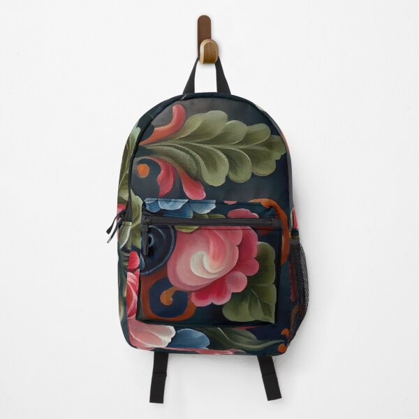 Item preview, Norwegian Rosemaling-Oil On Canvas #9 designed and sold by Gypsykiss.