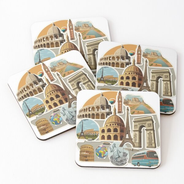 Item preview, Collage of World famous landmarks. designed and sold by Daniel Wampler.