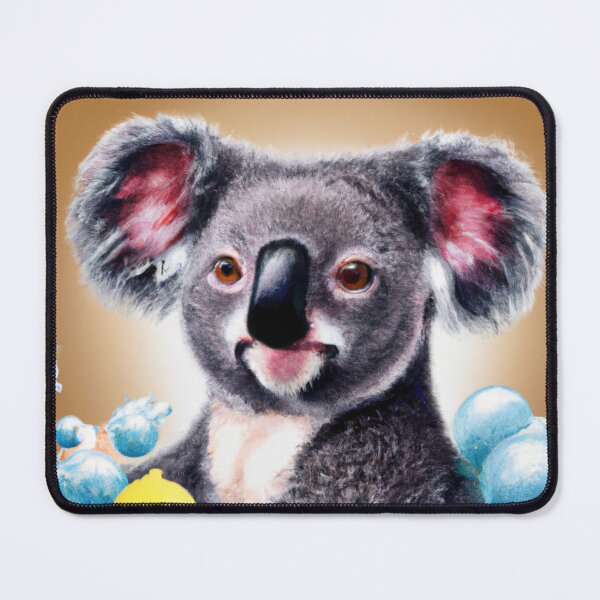 Item preview, Cute Koala Taking a Bubble Bath with a Rubber Duck Digital Art Illustration designed and sold by SourBunnyshop.