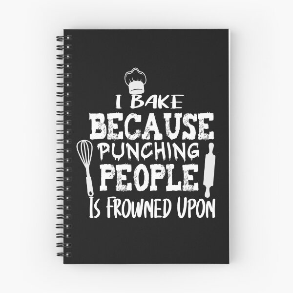 Item preview, I Bake Because Punching People Is Frowned Upon Funny Baking Classic T-Shirt designed and sold by Country-Love.