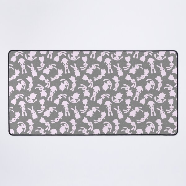 Item preview, Bouncing Bunnies - slate gray - SHW1005 N designed and sold by Shiny Happy World.