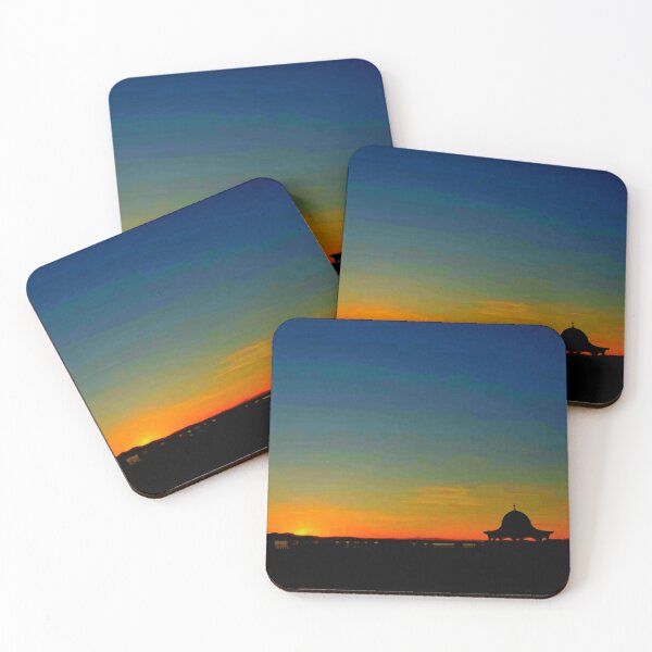 Item preview, Bandstand Magdalen Green Dundee Scotland sunset designed and sold by WorldOfWendyArt.