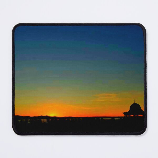 Item preview, Bandstand Magdalen Green Dundee Scotland sunset designed and sold by WorldOfWendyArt.