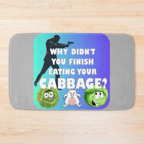 Item preview, Eat Your Cabbage designed and sold by TeeZine.