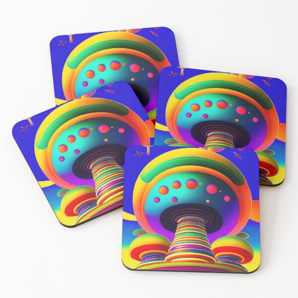 Item preview, Colorful Space Mushroom Dome designed and sold by theWeppen.