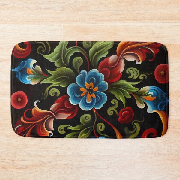 Item preview, Norwegian Rosemaling-Oil On Canvas #11 designed and sold by Gypsykiss.