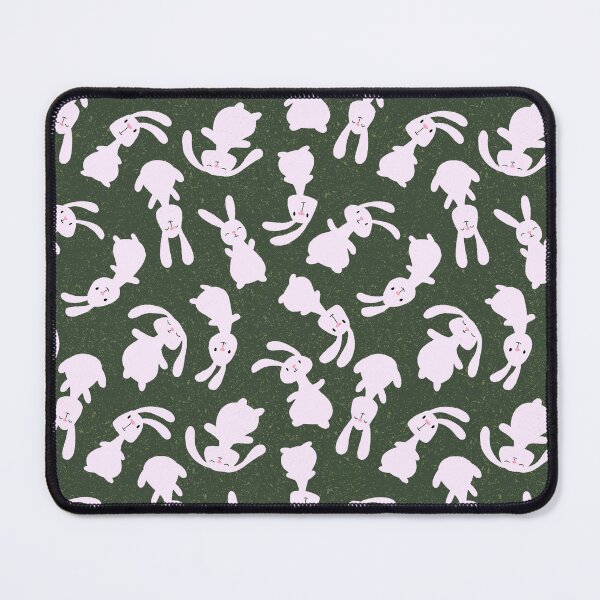 Item preview, Bouncing Bunnies - avocado green - SHW1005 S designed and sold by Shiny Happy World.