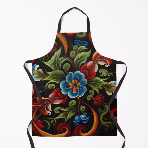 Item preview, Norwegian Rosemaling-Oil On Canvas #11 designed and sold by Gypsykiss.