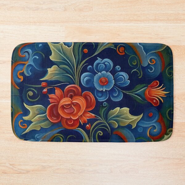 Item preview, Norwegian Rosemaling-Oil On Canvas #12 designed and sold by Gypsykiss.