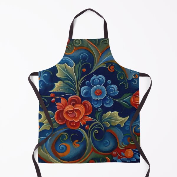 Item preview, Norwegian Rosemaling-Oil On Canvas #12 designed and sold by Gypsykiss.