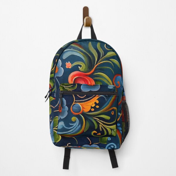 Item preview, Norwegian Rosemaling-Oil On Canvas #13 designed and sold by Gypsykiss.