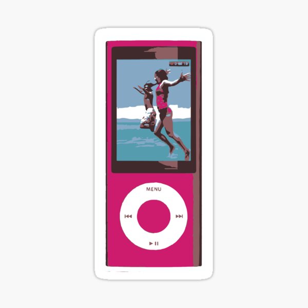 iPod nano apple y2k Sticker for Sale by ursiepercy