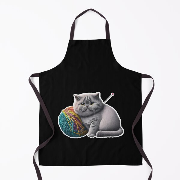 Item preview, Funny And Cute Cat With A Ball Of Wool Classic, Cat With A Ball designed and sold by HeidiVintageArt.