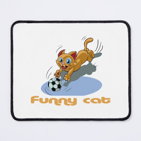 Item preview, Funny cat playing ball and designed and sold by HeidiVintageArt.