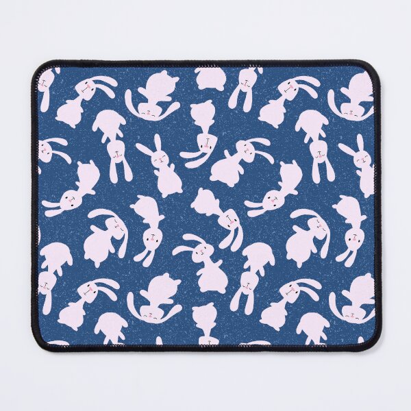 Item preview, Bouncing Bunnies - dark blue - SHW1005 W designed and sold by Shiny Happy World.