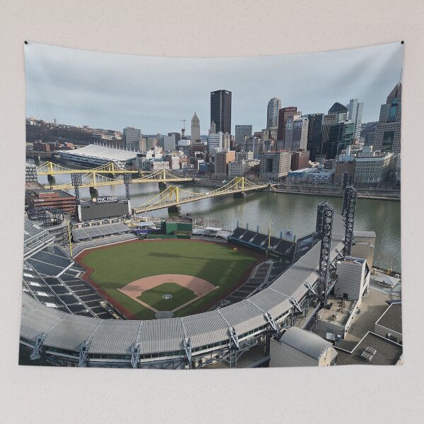 Item preview, Pittsburgh Baseball Stadium, Pittsburgh Ballpark, PNC Park, Modern Ballpark, Stadium, Bleachers, Steel city,  designed and sold by Nostrathomas66.