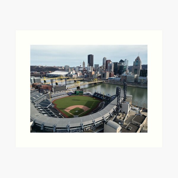 PNC Park Cartoon Aerial Poster for Sale by shutterrudder