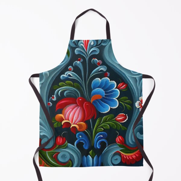 Item preview, Norwegian Rosemaling-Oil On Canvas #15 designed and sold by Gypsykiss.