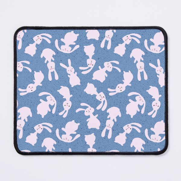 Item preview, Bouncing Bunnies - blue - SHW1005 Y designed and sold by Shiny Happy World.