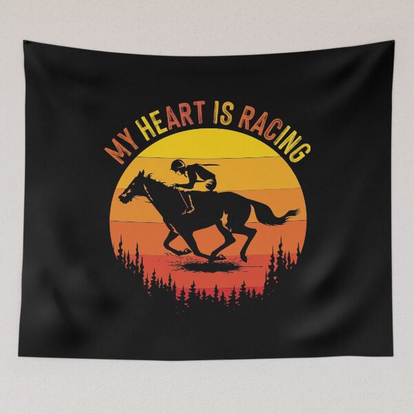 Item preview, Vintage Kentucky Horse Racing Racetrack designed and sold by Izoberu.