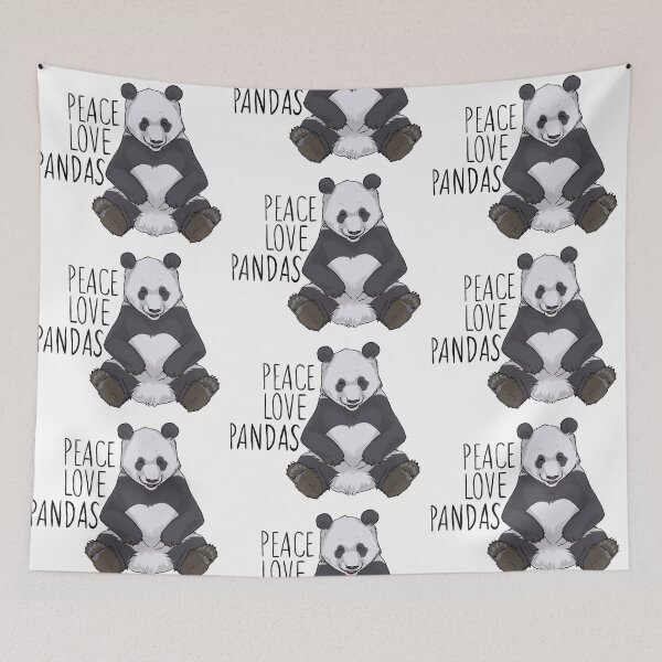 Item preview, Peace Love Pandas designed and sold by AmysAnimals.