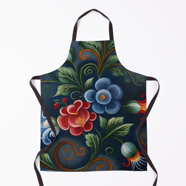 Item preview, Norwegian Rosemaling-Oil On Canvas #16 designed and sold by Gypsykiss.