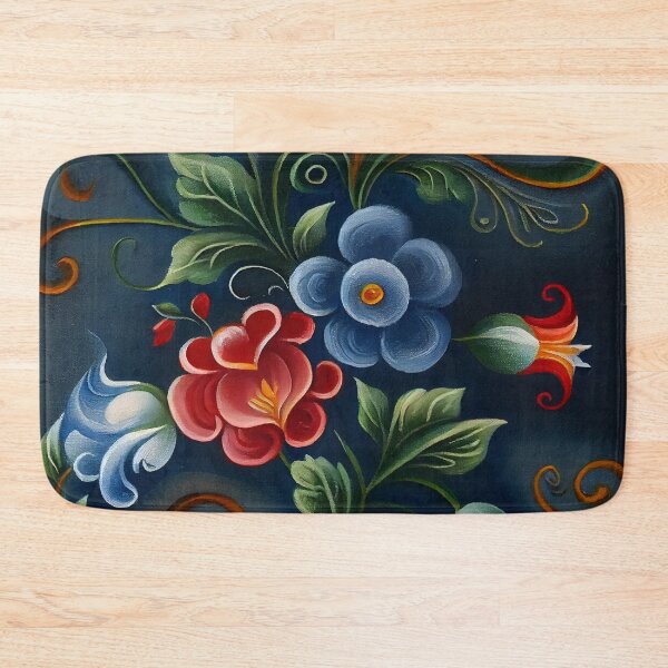 Item preview, Norwegian Rosemaling-Oil On Canvas #16 designed and sold by Gypsykiss.