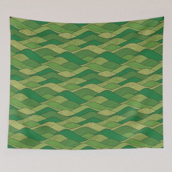 Item preview, Rolling Hills Spring designed and sold by SirenPureDesign.