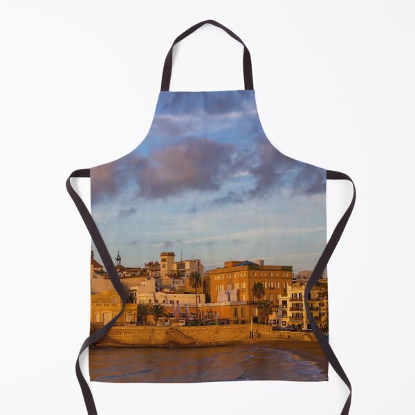 Item preview, View of Sitges, Spain basking in the early morning sunshine designed and sold by Kevin Hellon.