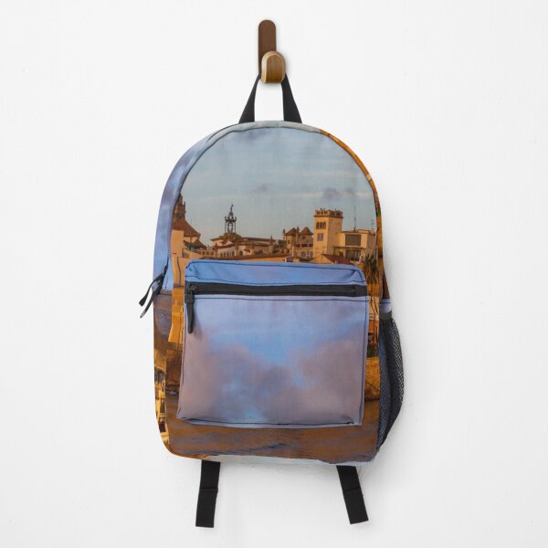 Item preview, View of Sitges, Spain basking in the early morning sunshine designed and sold by Kevin Hellon.