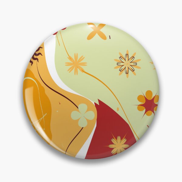 Item preview, Floral pattern in warm tones designed and sold by DoritaStudio.