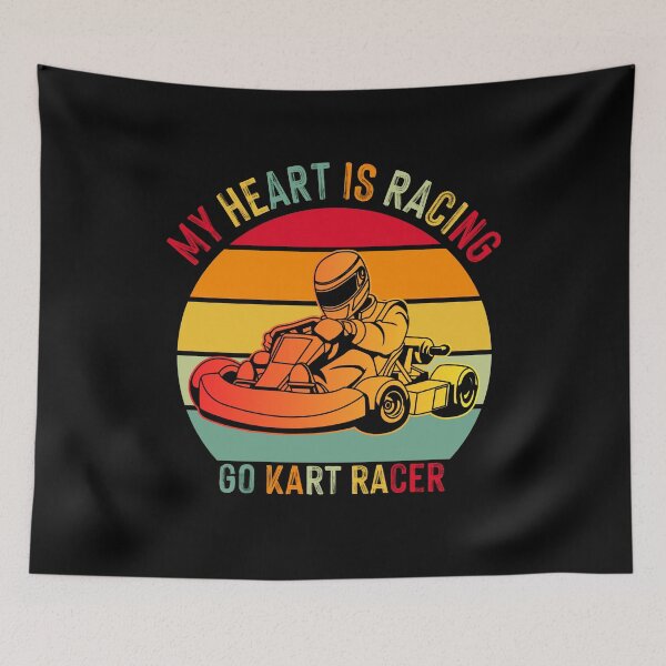 Item preview, Vintage Kart Racing Go-Kart Racer designed and sold by Izoberu.