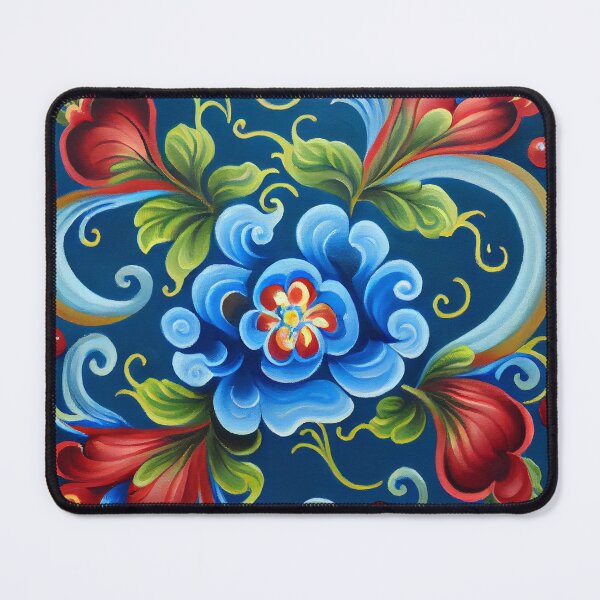 Item preview, Norwegian Rosemaling-Oil On Canvas #18 designed and sold by Gypsykiss.